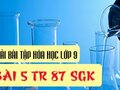 Bài 5 trang 87 SGK Hóa học 9