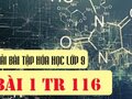 Bài 1 trang 116 sgk Hóa học 9