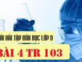 Bài 4 trang 103 SGK Hóa 9
