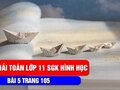 Hướng dẫn giải bài 5 trang 105 SGK hình học lớp 11