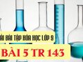 Bài 5 trang 143 SGK Hóa học 9