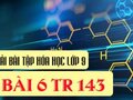 Bài 6 trang 143 SGK hóa 9