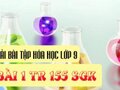 Đáp án bài 1 trang 155 sách giáo khoa hóa 9