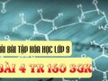 Giải hóa lớp 9: Đáp án bài 4 trang 160 SGK hóa lớp 9