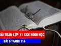Giải bài 6 trang 114 sách giáo khoa hình học lớp 11