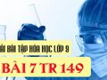 Bài 7 trang 149 sgk Hóa học 9
