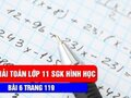 Lời giải bài 6 trang 119 SGK toán hình học lớp 11
