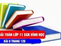 Giải bài 8 trang 120 sách giáo khoa hình học lớp 11