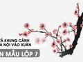 Tả khung cảnh Hà Nội vào xuân - Văn mẫu 7