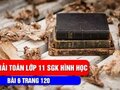 Hướng dẫn giải bài 6 trang 120 SGK hình học lớp 11