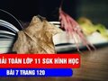 Giải toán lớp 11: Đáp án bài 7 trang 120 SGK hình học
