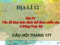 Hướng dẫn trả lời câu hỏi trang 177 SGK Địa lí 12