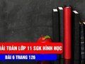 Đáp án bài 6 trang 126 sách giáo khoa hình học lớp 11