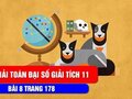 Đáp án bài 8 trang 178 sách giáo khoa đại số và giải tích lớp 11