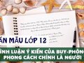 Bình luận ý kiến Phong cách chính là người - Buy-phông