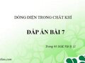 Đáp án bài 7 trang 93 SGK Vật lý 11