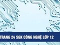 Câu 2 trang 24 sgk công nghệ lớp 12