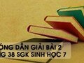 Hướng dẫn giải bài 2 trang 38 sgk Sinh học 7