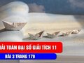 Lời giải bài 3 trang 179 SGK toán đại số và giải tích lớp 11