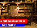 Đáp án bài 19 trang 181 sách giáo khoa đại số và giải tích lớp 11