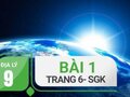 Bài 1 trang 6 sgk địa lí 9
