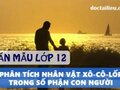 Phân tích nhân vật Xô-cô-lốp trong Số phận con người