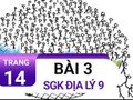 Đáp án bài 3 trang 14 sgk địa lý 9