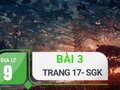 Giải bài 3 trang 17 sgk địa lý 9