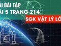 Giải bài tập Vật Lý lớp 10 bài 5 trang 214 sgk