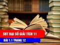 Bài 1.1 trang 12 SBT Đại số 11