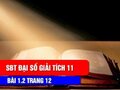 Bài 1.2 trang 12 SBT Đại số 11