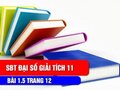 Bài 1.5 trang 13 SBT Đại số 11