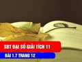 Bài 1.7 trang 13 SBT Đại số 11