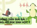 Hướng dẫn giải bài 1 trang 101 sgk Sinh học 7