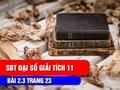 Giải bài 2.3 trang 23 sách bài tập đại số và giải tích lớp 11