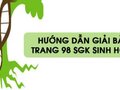 Hướng dẫn giải bài 2 trang 101 sgk Sinh học 7