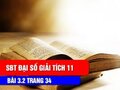 Giải bài 3.2 trang 34 sách bài tập đại số và giải tích lớp 11