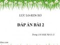 Giải vật lý 11: Đáp án bài 2 trang 138 SGK Vật lý 11