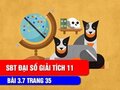 Giải bài 3.7 trang 35 sách bài tập đại số và giải tích lớp 11