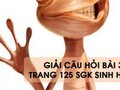 Câu hỏi thảo luận trang 125 sgk Sinh học 7