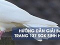 Hướng dẫn giải bài 3 trang 137 sgk Sinh học 7