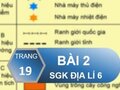 Bài 2 trang 19 SGK Địa lí 6