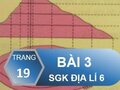 Bài 3 trang 19 SGK Địa lí 6