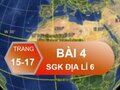 Trả lời câu hỏi bài 4 sgk địa lí 6
