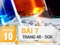 Bài 7 trang 48 SGK Hóa 10