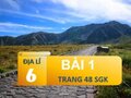 Bài 1 trang 48 SGK Địa lí 6