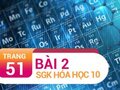 Bài 2 trang 51 SGK Hóa 10