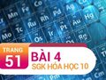 Bài 4 trang 51 SGK Hóa 10