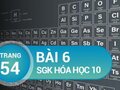Bài 6 trang 54 SGK Hóa 10