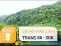 Câu hỏi thảo luận 1 trang 86 SGK Địa 9